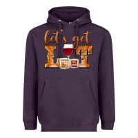 Plum let's get lit candles Heavyweight Hoodie - BarkalooDesign
