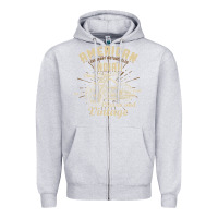Heather Grey Retro Vintage American Motorcycle Indian for Old Biker Zipper Hoodie - trangStudio