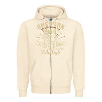 Sandshell Retro Vintage American Motorcycle Indian for Old Biker Zipper Hoodie - trangStudio