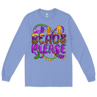Colony Blue beads please mardi gras Long Sleeve Tee - OliviaCreatesArt