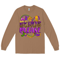 Toasted Coconut beads please mardi gras Long Sleeve Tee - OliviaCreatesArt