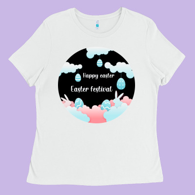Happy Easter Ladies Tee Designed By Bettercallsaul