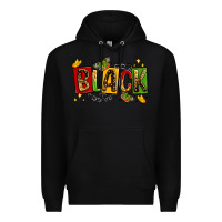 Black black Premium Hoodie - LillyAllenDesigns