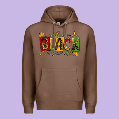 Black Premium Hoodie Designed By Lillyallendesigns