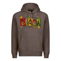 Coffee black Premium Hoodie - LillyAllenDesigns