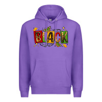 Purple black Premium Hoodie - LillyAllenDesigns