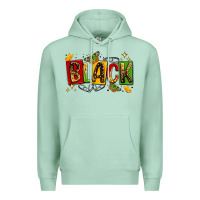 Seafoam black Premium Hoodie - LillyAllenDesigns