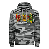 Slate Camo black Premium Hoodie - LillyAllenDesigns