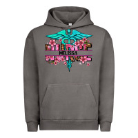 Pigment Tornado floral nurse custom name Urban Hoodie - AdoDesignShop