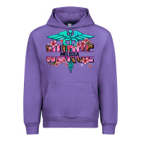 Tulip floral nurse custom name Urban Hoodie - AdoDesignShop