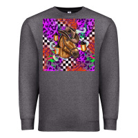 Charcoal Heather halloween horse Premium Sweatshirt - BarkalooDesign