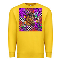 Lemon halloween horse Premium Sweatshirt - BarkalooDesign