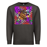 Smoke halloween horse Premium Sweatshirt - BarkalooDesign