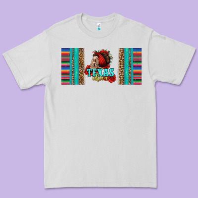 Texas Chica Skull With Bandana Premium Tee Designed By Jasminsmagicworld
