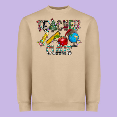Teacher Calus Heavyweight Sweatshirt Designed By Cowhidedigitalart