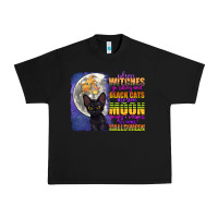 Black when witches go riding Urban Heavy Tee - CowGirlArtShop