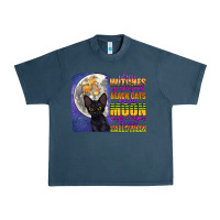 Midnight Navy when witches go riding Urban Heavy Tee - CowGirlArtShop