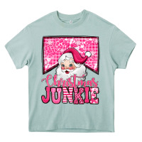 Arona pink Christmas junkie Santa Claus Heavy Core Tee - Jasminsmagicworld