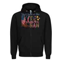 Black the land yee the home of the haw Zipper Hoodie - RacoonDesign