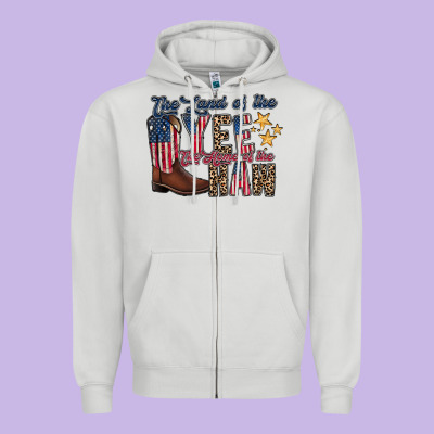The Land Yee The Home Of The Haw Zipper Hoodie Designed By Racoondesign