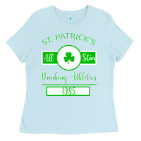 Baby Blue Drinking Athletics Ladies Tee - Bettercallsaul
