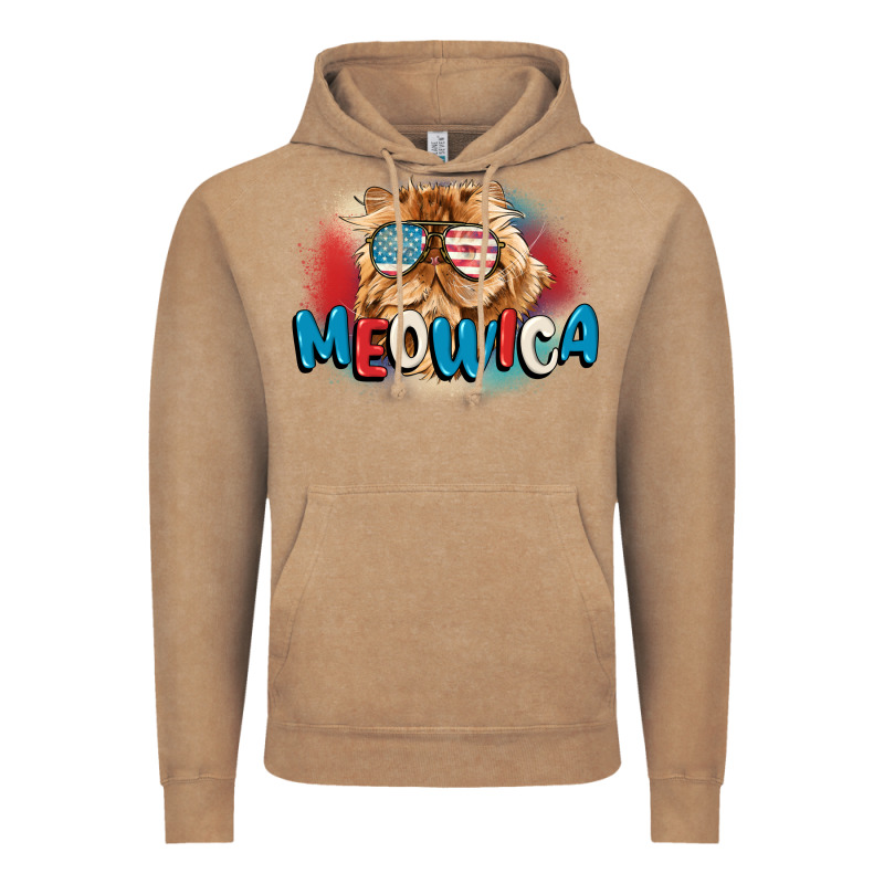 Meowica 4th Of July Vintage Hoodie by CowGirlArtShop | Teevron