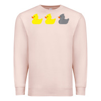 Pale Pink Duck Duck Grey Duck Funny Minnesota Premium Premium Sweatshirt - trangStudio