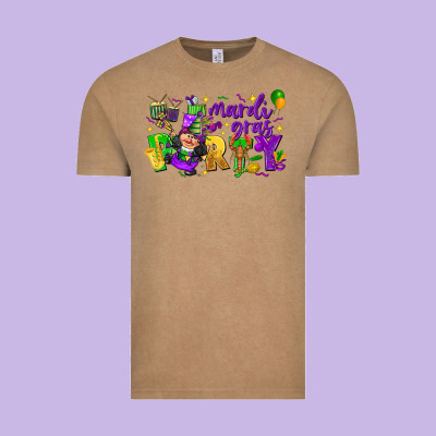 Mardi Gras Party Vintage Tee Designed By Cowgirlartshop