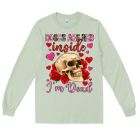 Matcha roses are red inside i m dead Long Sleeve Tee - OliviaCreatesArt