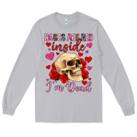 Moon Dust roses are red inside i m dead Long Sleeve Tee - OliviaCreatesArt