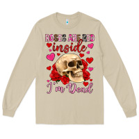 Mushroom roses are red inside i m dead Long Sleeve Tee - OliviaCreatesArt
