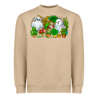Mushroom Spooky Plants Heavyweight Sweatshirt - CowhideDigitalArt