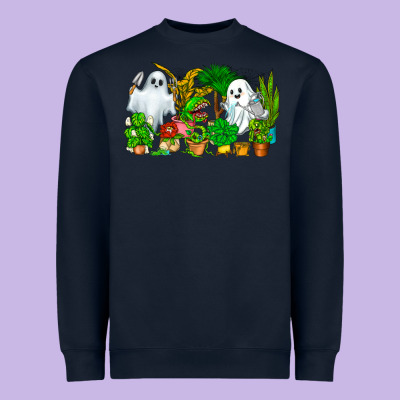 Spooky Plants Heavyweight Sweatshirt Designed By Cowhidedigitalart
