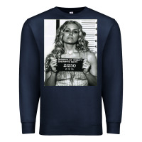Navy Sheri moon zombie baby firefly the devils rejects art print mugshot de Premium Sweatshirt - trangStudio