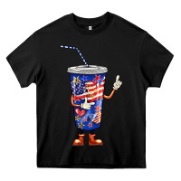 Black 4th of july coca Heavy Core Tee - BarkalooDesign
