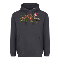 Smoke Christmas alligator pelican crawfish Heavyweight Hoodie - BarkalooDesign