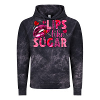 Cloud Black Lips like sugar Valentine's Day Vintage Hoodie - HowdyJamesFarm