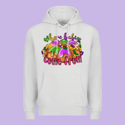Where Babies Come From Premium Hoodie Designed By Lillyallendesigns