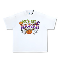 White lets get wicked Urban Heavy Tee - CowGirlArtShop