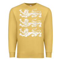 Antique Gold Retro Three England Lions Vintage Souvenir Premium Sweatshirt - trangStudio