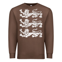Chestnut Retro Three England Lions Vintage Souvenir Premium Sweatshirt - trangStudio
