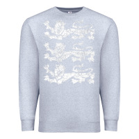 Heather Grey Retro Three England Lions Vintage Souvenir Premium Sweatshirt - trangStudio