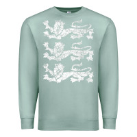 Seafoam Retro Three England Lions Vintage Souvenir Premium Sweatshirt - trangStudio