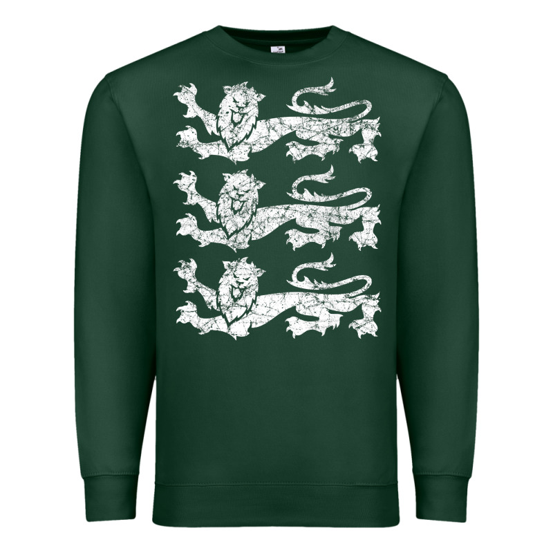 Retro Three England Lions Vintage Souvenir Premium Sweatshirt by trangStudio | Teevron