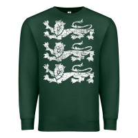 Sports Green Retro Three England Lions Vintage Souvenir Premium Sweatshirt - trangStudio
