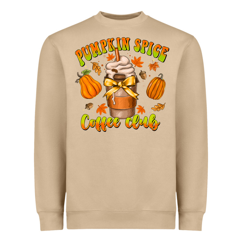 Pumpkin Spice Coffee Club Heavyweight Sweatshirt by CowhideDigitalArt | Teevron