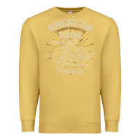 Antique Gold Retro Vintage American Motorcycle Indian for Old Biker Premium Sweatshirt - trangStudio