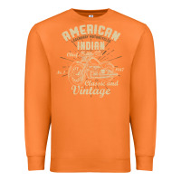 Carrot Retro Vintage American Motorcycle Indian for Old Biker Premium Sweatshirt - trangStudio