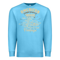 Ocean Blue Retro Vintage American Motorcycle Indian for Old Biker Premium Sweatshirt - trangStudio