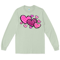 Matcha love hearts Long Sleeve Tee - OliviaCreatesArt